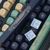 MA Tiramisu Keycaps Minimalist PBT Keycap Retro Style English Korean Japanese