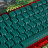 IDOBAO Emerald Keycaps 130Keys Translucent ABS OEM Profile Key caps For Cherry MX Switch Mechanical Keyboard Keycap Custom Key cap