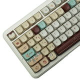 IDOBAO 118Keys Bakery Theme MA Profile Keycaps PBT Keycap Set For MX Switch Mechanical Keyboard Cute Key caps Cartoon Key cap