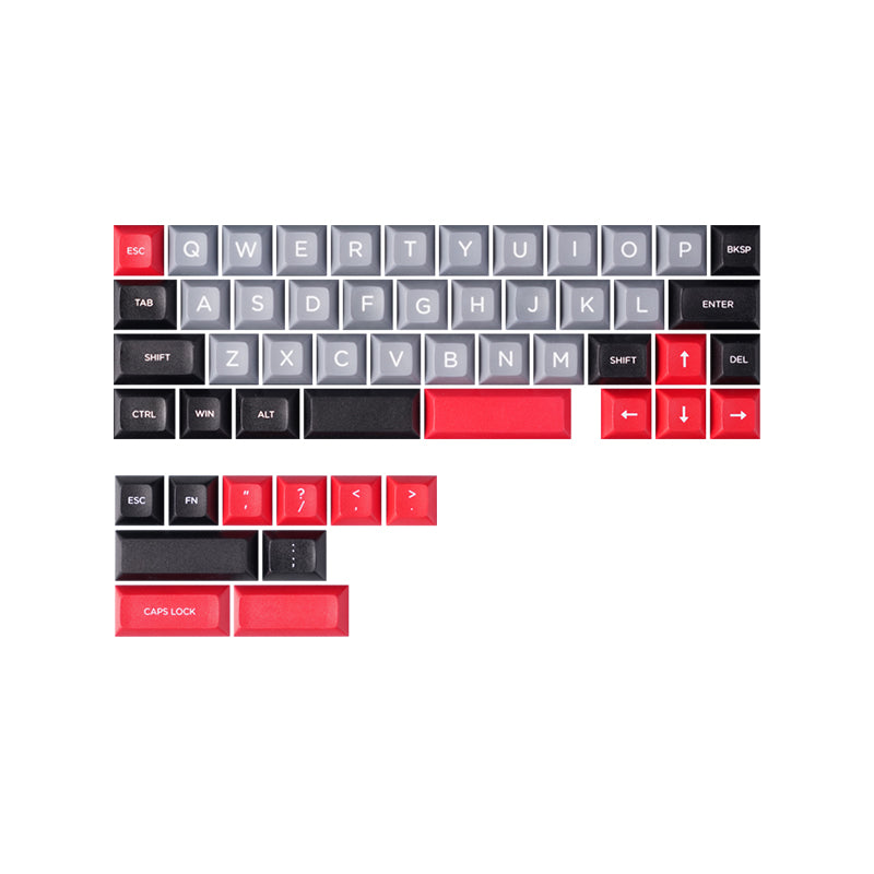 IDOBAO PBT Dye-sublimation Customized Keycaps Kit for 40% Layout MX Mechanical Keyboard
