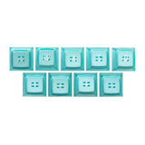 IDOBAO EMA two-color translucent personalized keycap 9 keys