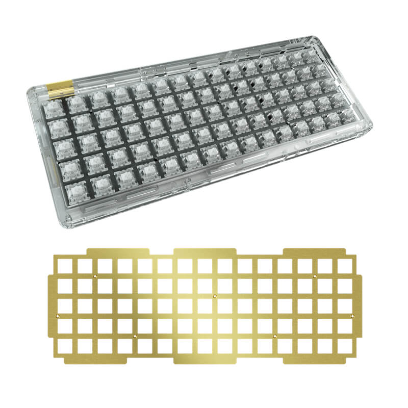 IDOBAO ID75 v3 Crystal MX Mechanical Keyboard Barebone Kit (Gasket Mount) with PC Plate